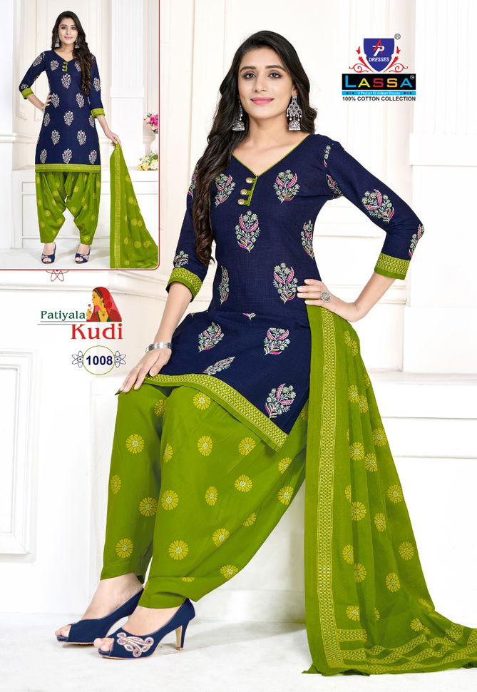 ARIHANT LASSA PATIYALA KUDI New Designer Fancy Casual Wear Dress Material Collection